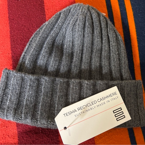 TESMA Other - Recycled Cashmere Gray Beanie